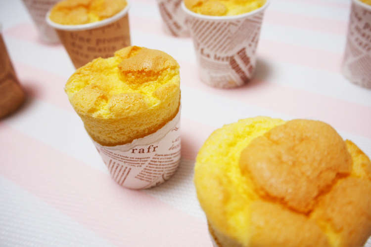 簡単米粉カップシフォン レシピ 作り方 By まりーとまりのすけ クックパッド 簡単おいしいみんなのレシピが350万品