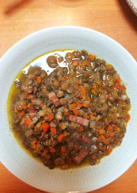 レンズ豆の煮込みorスープ