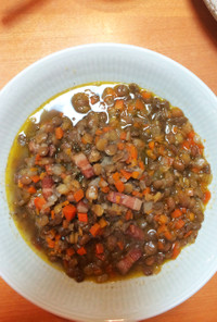 レンズ豆の煮込みorスープ