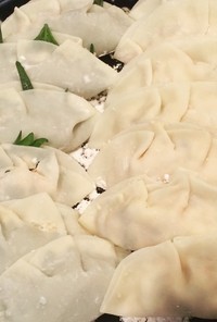 豆腐とザーサイのヘルシー餃子