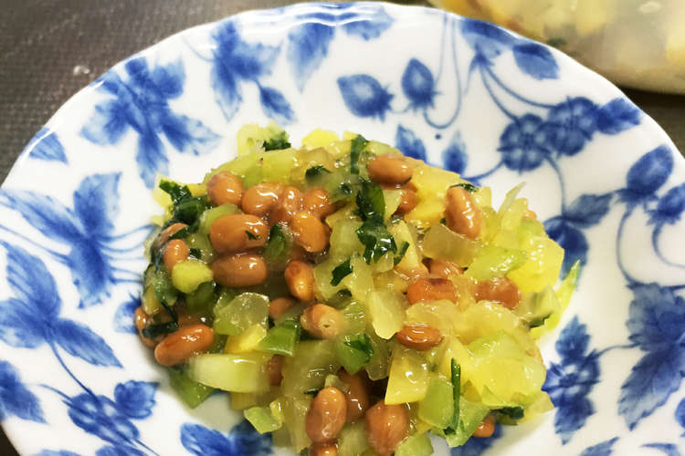 クセになる 納豆保存食 D B レシピ 作り方 By Aym0530 クックパッド 簡単おいしいみんなのレシピが359万品