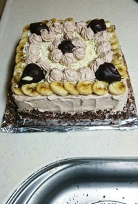 チョコレートバナナケーキ