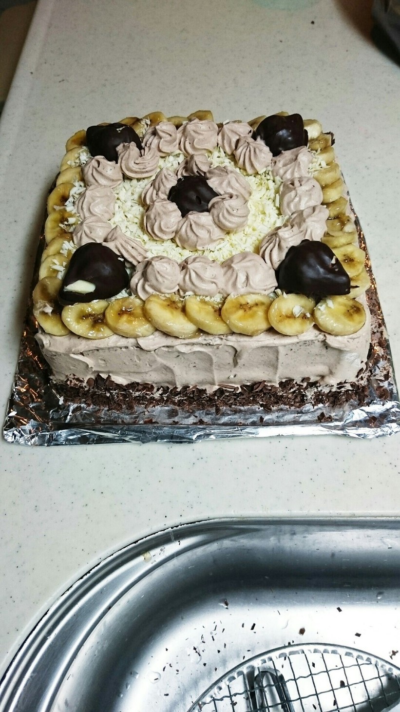 チョコレートバナナケーキの画像