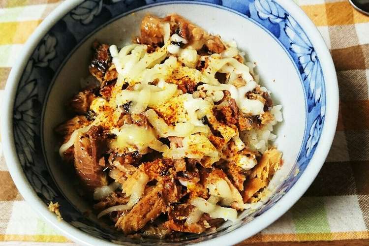 一人ランチに 簡単サンマ缶チーズマヨ丼 レシピ 作り方 By Agak クックパッド 簡単おいしいみんなのレシピが352万品