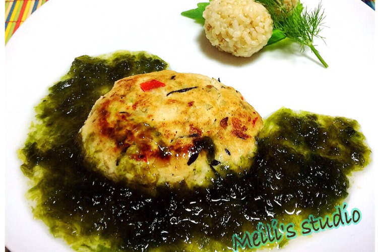 おから豆腐ハンバーグwithあおさソース レシピ 作り方 By めいりーず工房 クックパッド