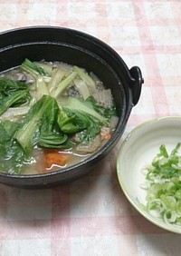 鯖の水煮で作るからだぽかぽか生姜の中華鍋