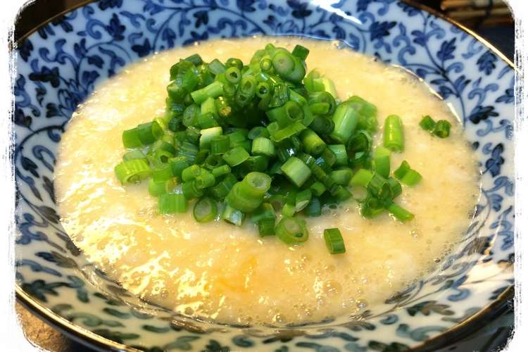 ごはんに とろろ芋と卵黄の出汁 レシピ 作り方 By Cook 244 クックパッド