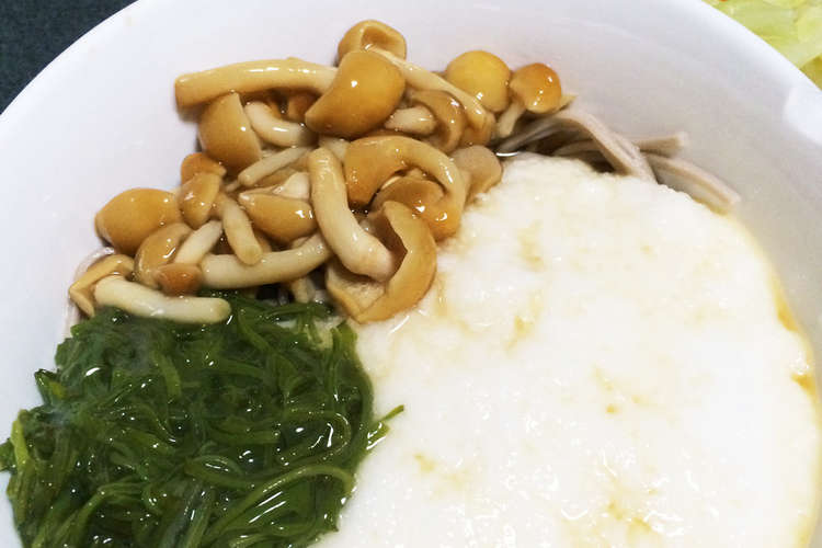 とろろ蕎麦 ダイエット 簡単 ネバネバ レシピ 作り方 By Peko129 クックパッド 簡単おいしいみんなのレシピが349万品