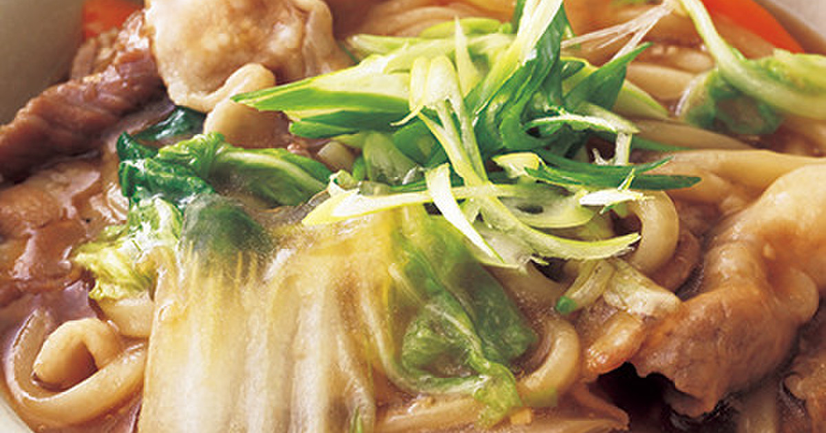 豚と白菜の中華煮込みうどん by レタスクラブ クックパッドダイニング