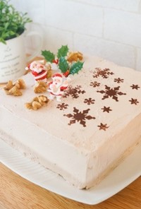 ミルクチョコとくるみのクリスマスケーキ☆