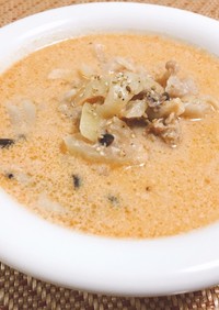ピリ辛＊豆乳中華スープ