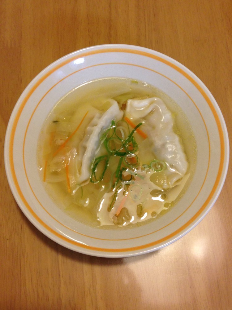 あつあつ美味しい餃子スープ☆の画像