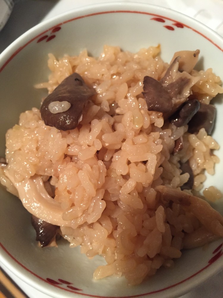 平茸の炊き込み発芽玄米ご飯の画像