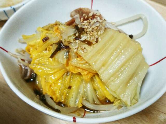 簡単 白菜と豚バラ塩昆布のミルフィーユ風 By 黒豆旨茶 クックパッド
