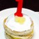 離乳食ー1歳誕生日用、卵ナシ米粉のケーキ