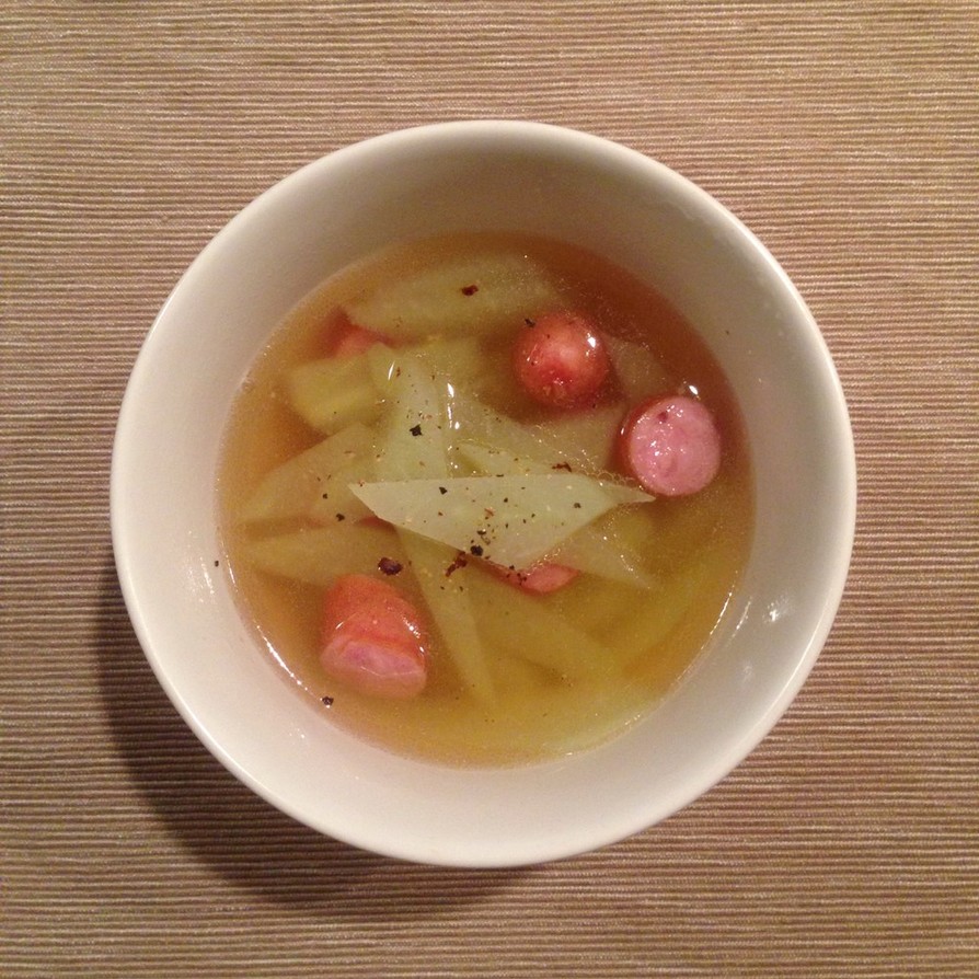 ハヤトウリ！簡単美味しいコンソメスープの画像