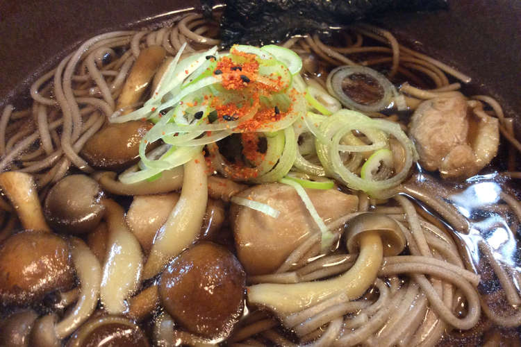 年越し蕎麦に きのこ蕎麦 レシピ 作り方 By 1103mi クックパッド 簡単おいしいみんなのレシピが355万品