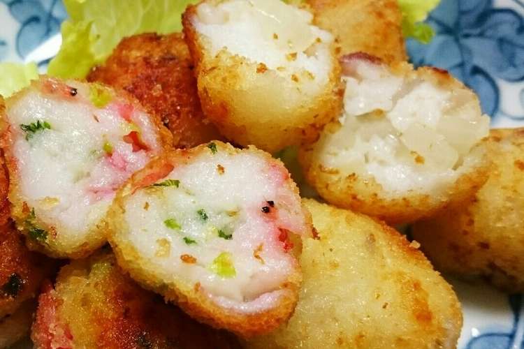 薄衣のはんぺんボールフライ 2種類 レシピ 作り方 By Chico Co クックパッド 簡単おいしいみんなのレシピが352万品