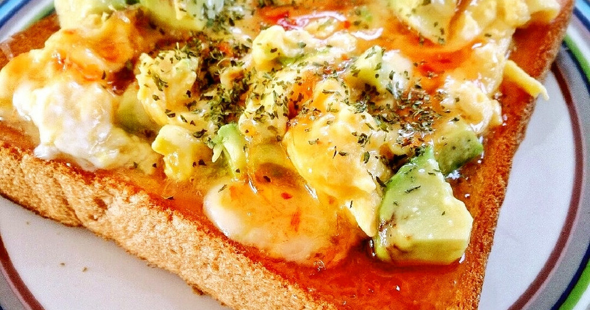 アボカドペストトーストのレシピ