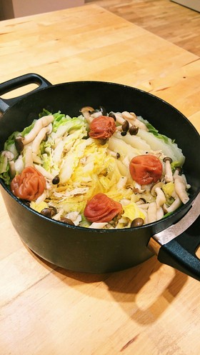 簡単おいしい!梅ミルフィーユ鍋!