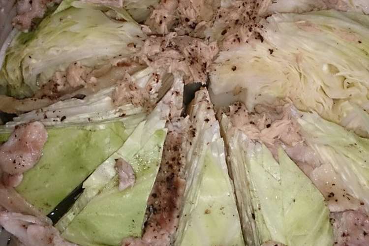 キャベツ蒸し焼き 大量消費 レシピ 作り方 By 緑が好き クックパッド