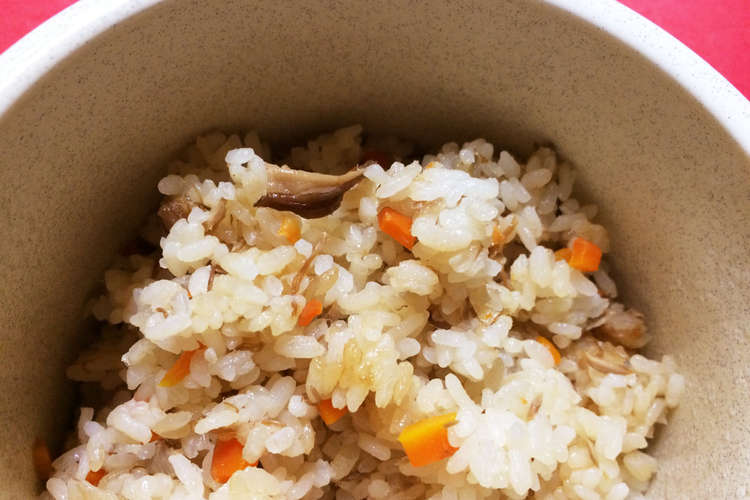 時間のないときめっちゃ簡単 炊き込みご飯 レシピ 作り方 By まったり大好き羊 クックパッド 簡単おいしいみんなのレシピが350万品