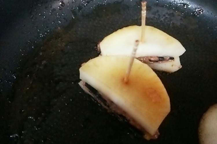 かぶの梅はさみ焼き レシピ 作り方 By あさみやだんご クックパッド 簡単おいしいみんなのレシピが368万品