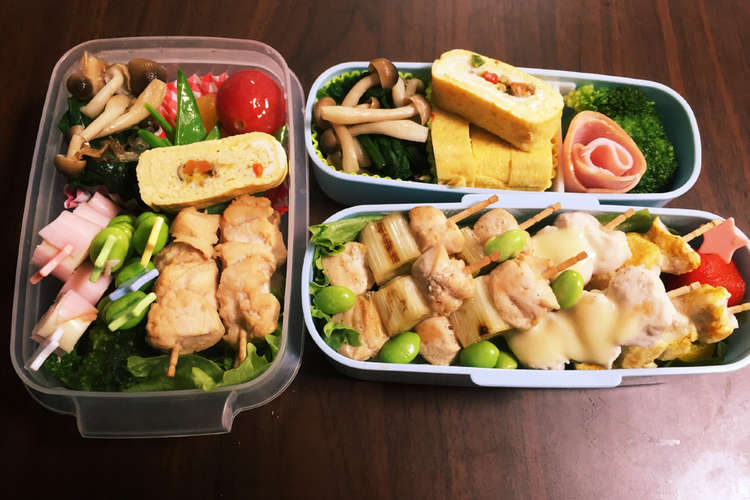 お弁当にかわいい簡単ミニ焼き鳥 レシピ 作り方 By とりにくだいすき クックパッド 簡単おいしいみんなのレシピが355万品