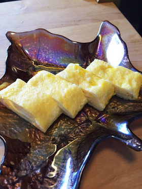 我が家の甘くない卵焼き☆だし巻き卵