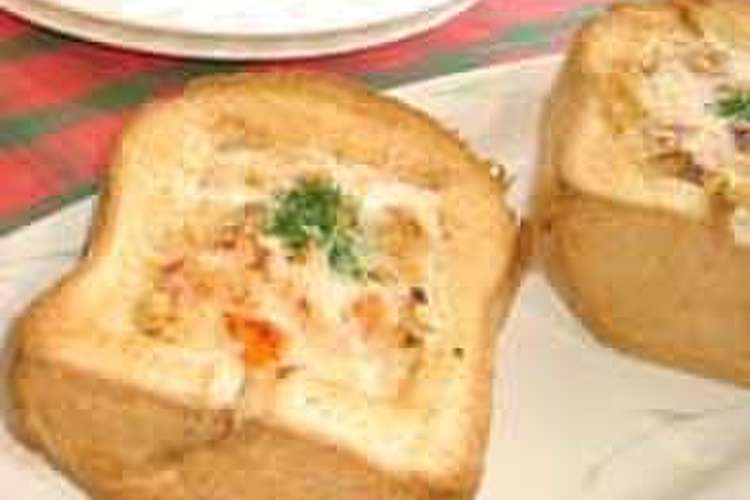 ホームベーカリーのパンでパングラタン レシピ 作り方 By エムケー精工 クックパッド 簡単おいしいみんなのレシピが359万品