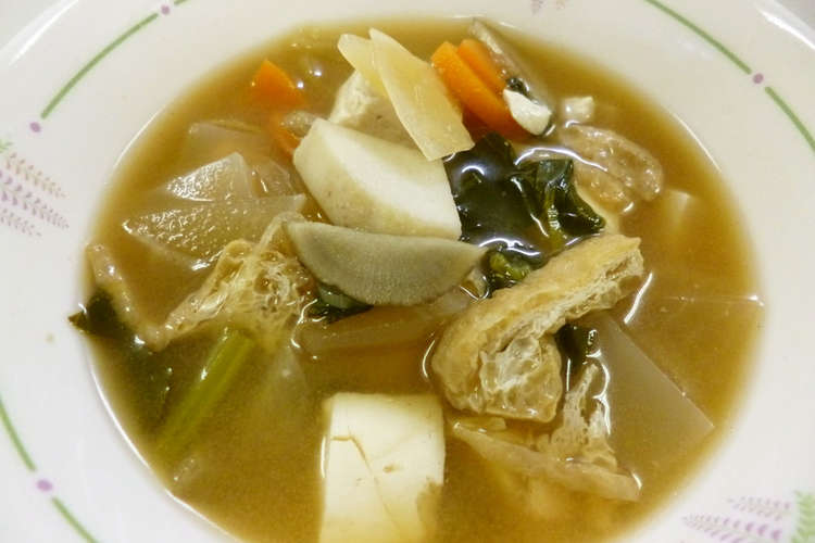 みそけんちん汁 レシピ 作り方 By 春日部市学校給食 クックパッド 簡単おいしいみんなのレシピが354万品