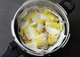 圧力鍋で作る白菜と豚肉の重ね蒸し