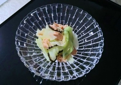 低糖質レシピ☆キャベツの和風ツナサラダの写真