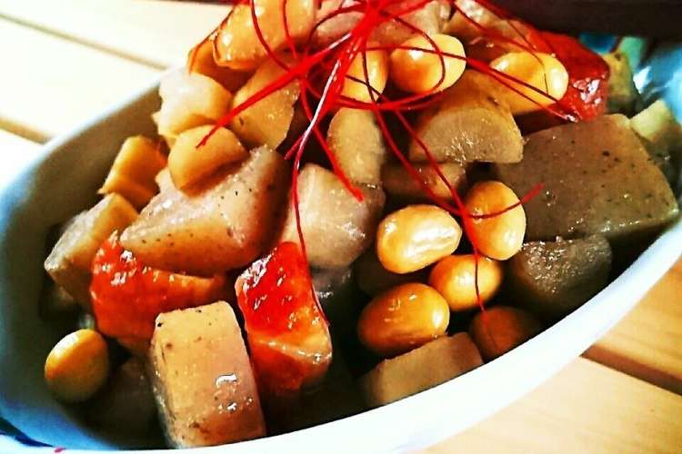 覚えよう 基本の和食根菜の五目煮豆 レシピ 作り方 By かおりん クックパッド 簡単おいしいみんなのレシピが360万品