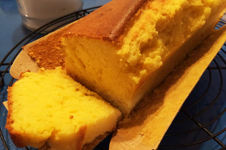 たまごとお豆腐のパウンドケーキ レシピ 作り方 By くまおくんのおうち クックパッド 簡単おいしいみんなのレシピが350万品