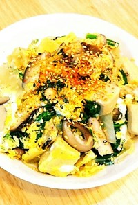 高野豆腐の卵とじ丼