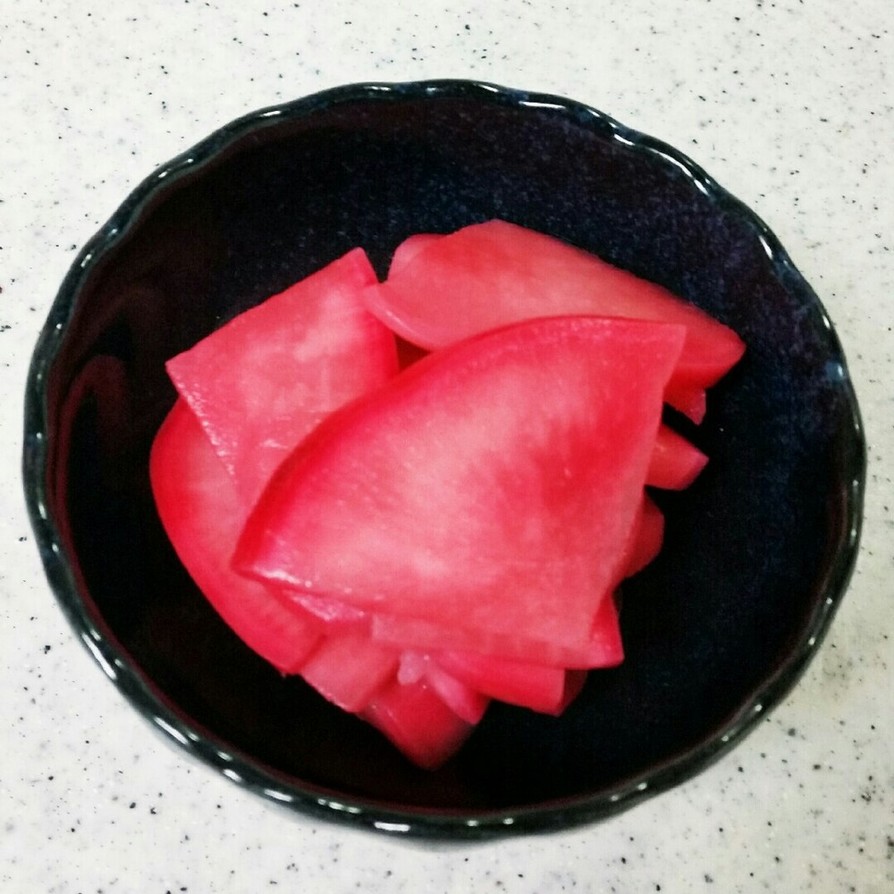 赤かぶの甘酢漬の画像