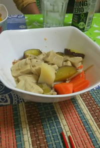 お芋と高野豆腐煮物