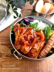 お弁当にも!ポークチャップの写真