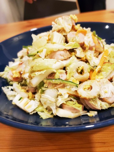 簡単！調味料3つ！生で食べる白菜サラダ☆の写真