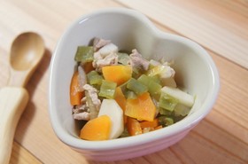 離乳食後期~だしでほっこり肉じゃが
