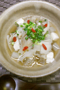 薬膳：簡単！白きくらげと舞茸の中華スープ