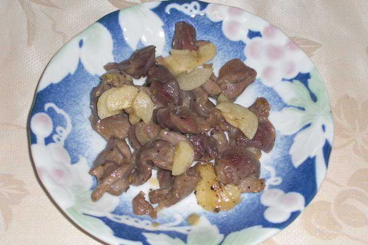 簡単 砂肝ガーリック炒め レシピ 作り方 By お待ちどうさまです クックパッド 簡単おいしいみんなのレシピが354万品