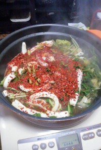 韓国風 激辛イカ鍋