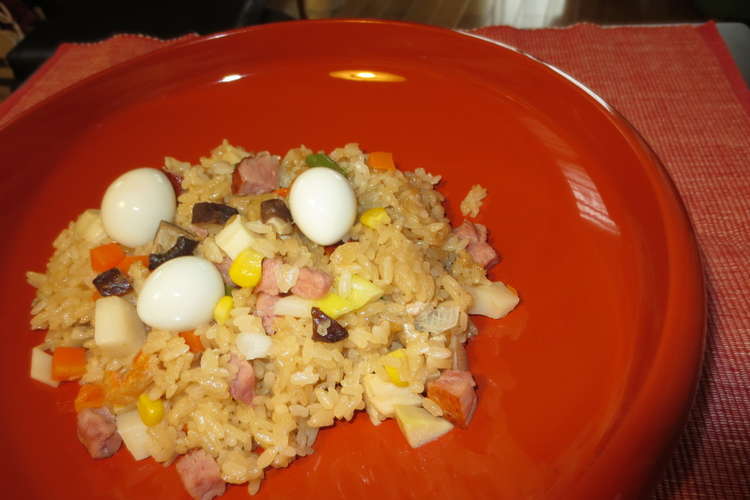 炊飯器で簡単中華炊き込みおこわ レシピ 作り方 By アークキッチン クックパッド