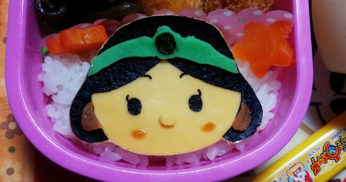 キャラ弁 アラジン ジャスミン ツムツム レシピ 作り方 By 農家の嫁様 クックパッド