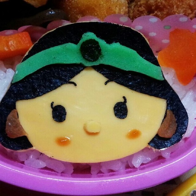 キャラ弁 アラジン ジャスミン ツムツム レシピ 作り方 By 農家の嫁様 クックパッド