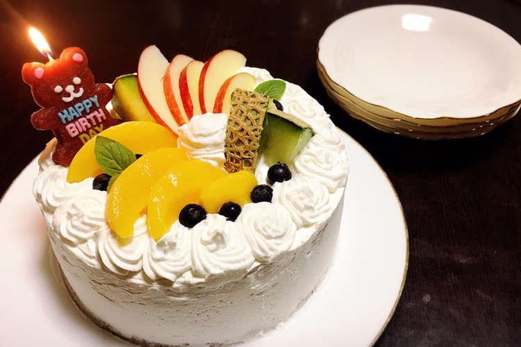 デコレーションケーキ レシピ 作り方 By ちゃあしゅう菓子工房 クックパッド 簡単おいしいみんなのレシピが366万品