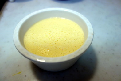 豆乳で作る低糖質チーズプリンの写真
