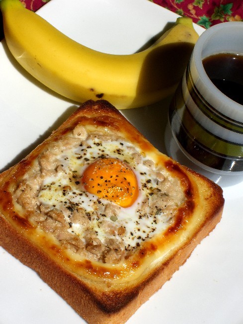 ちょっとリッチな♪ツナマヨ＆卵トーストの画像
